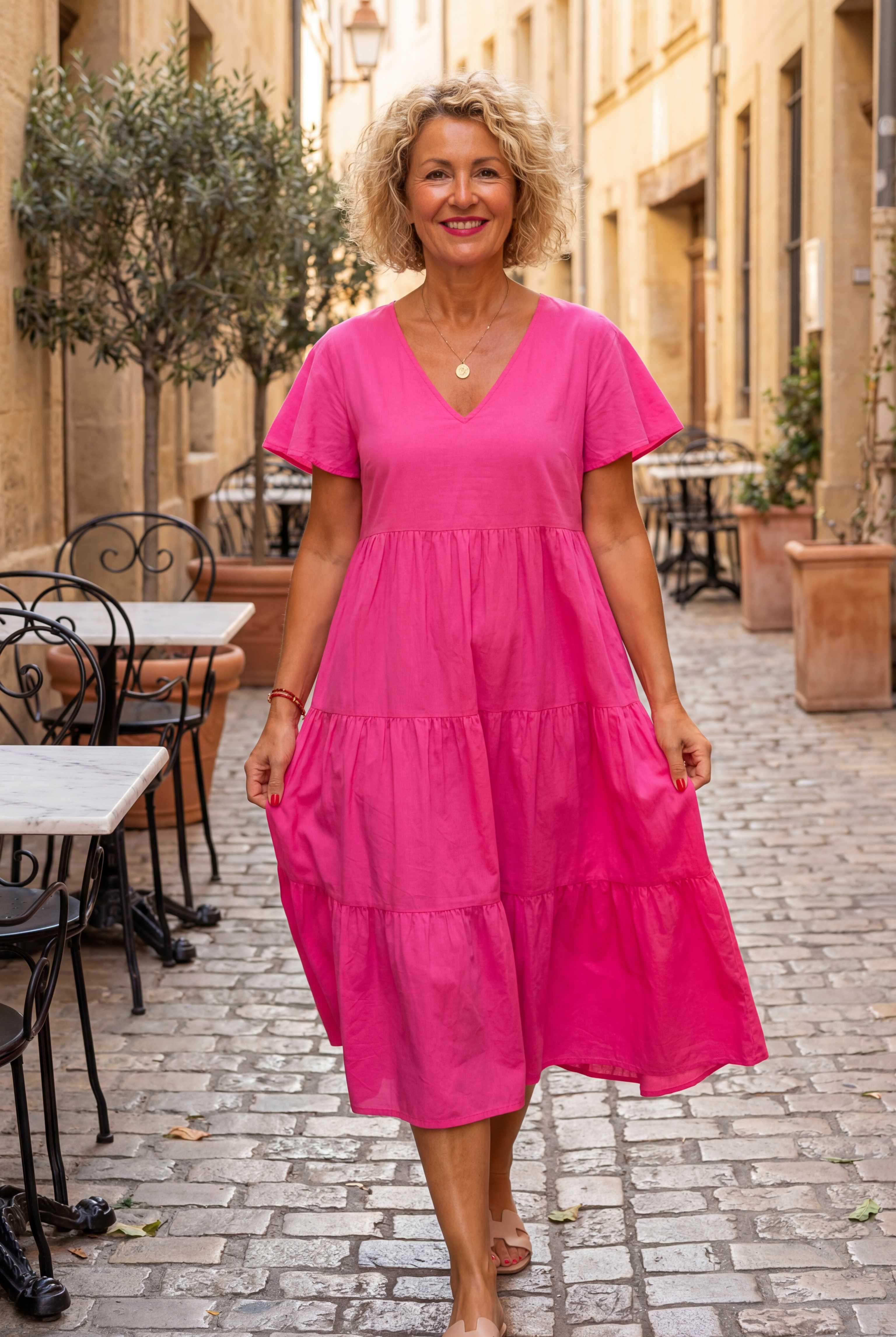 Monica | Neck Loose Dress