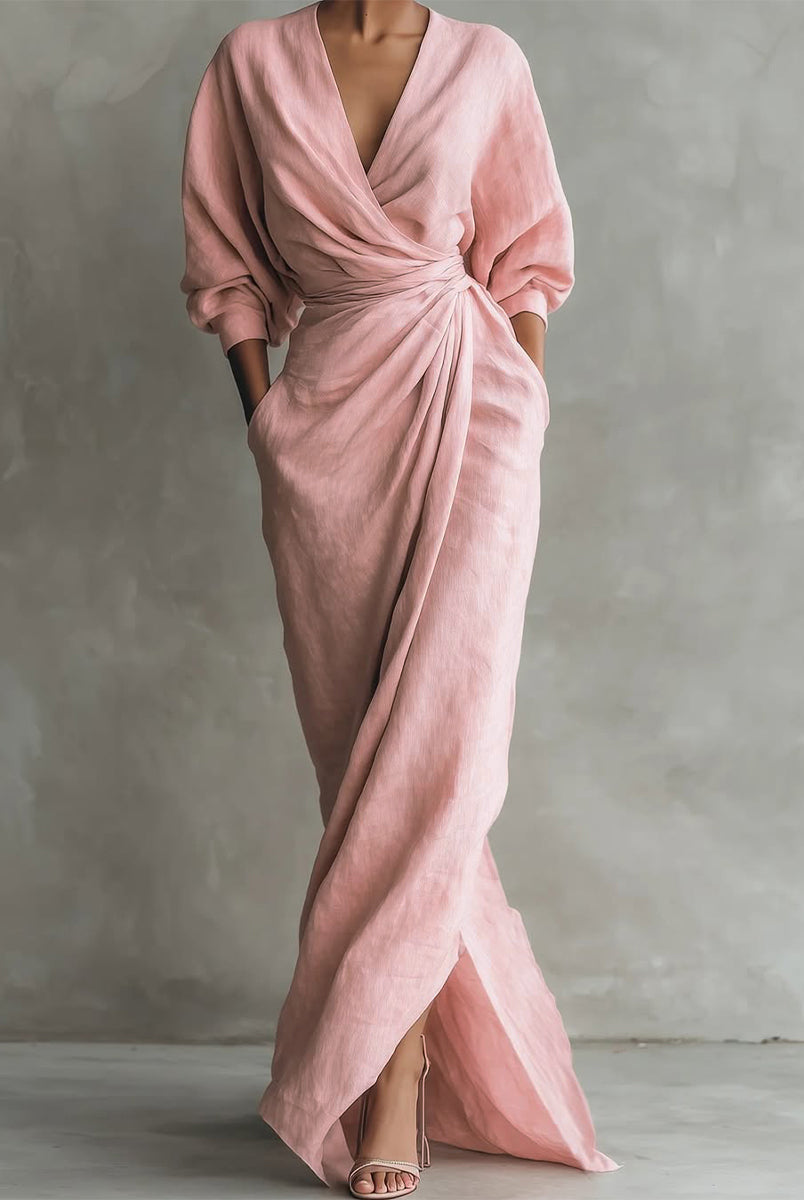 Minerva | Wrap Maxi Dress