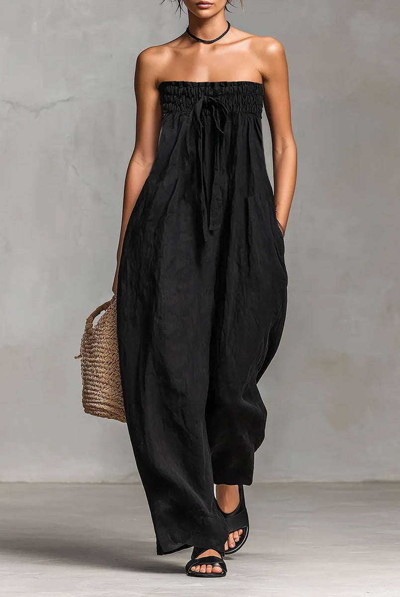 Leontine | Strapless Flow Maxi Dress