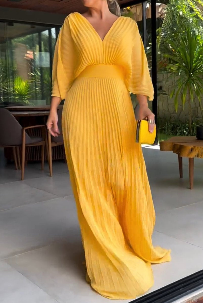 Rhoslyn | Floating Ribbed Maxi Dress