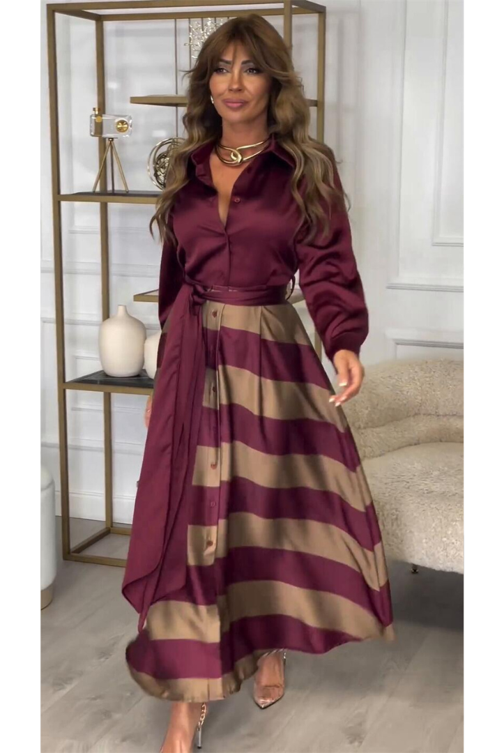 Nolwenn | Striped Maxi Dress