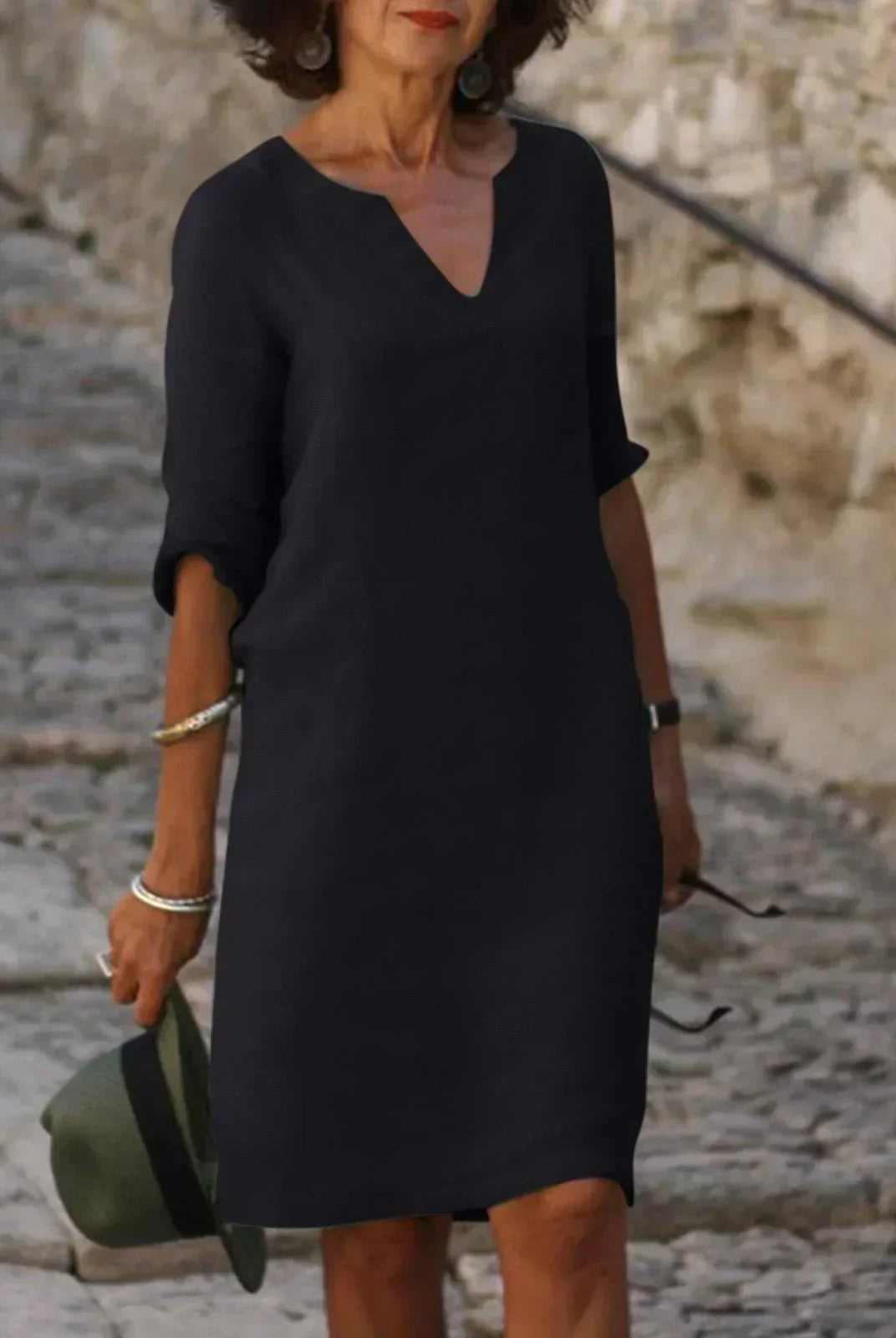 Jakayla | Elegant Dress with V-Neck