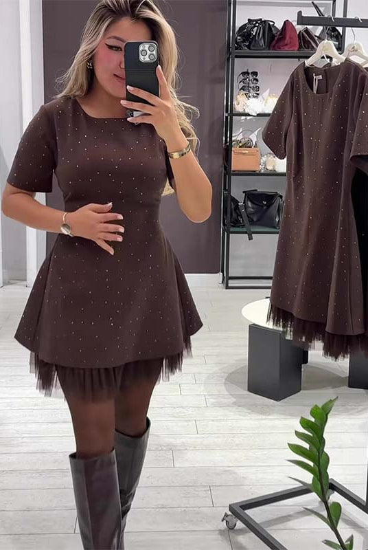 Serena | Spark Lace Mini Dress