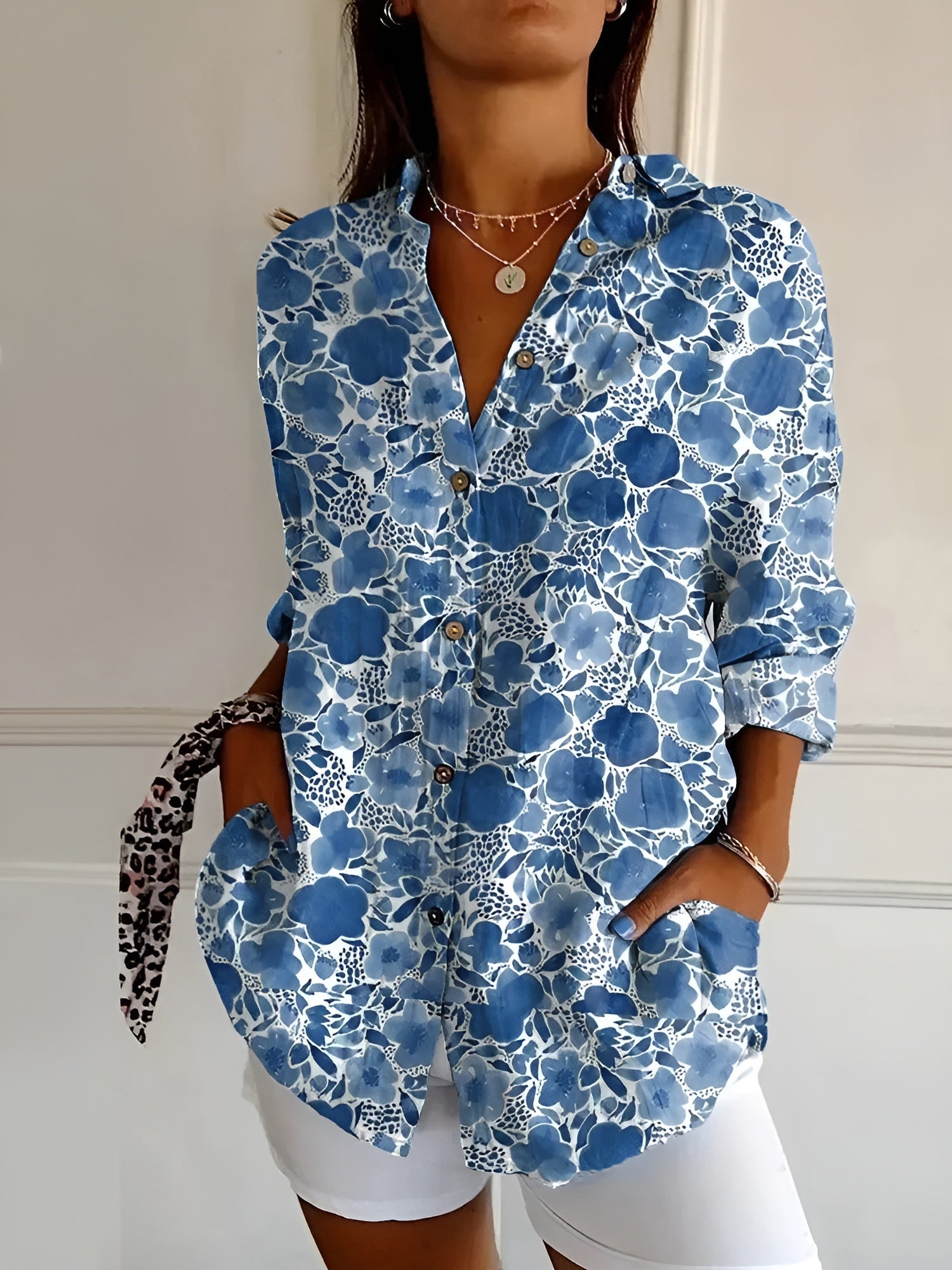 Lyanna | Chic Blouse with Whimsical Prints