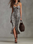 Ambrosia | Ruched Strapless Midi Dress