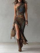 Zula | Asymmetric Boho Maxi Dress
