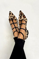 Andie | Leopard Strap Ballet Heels