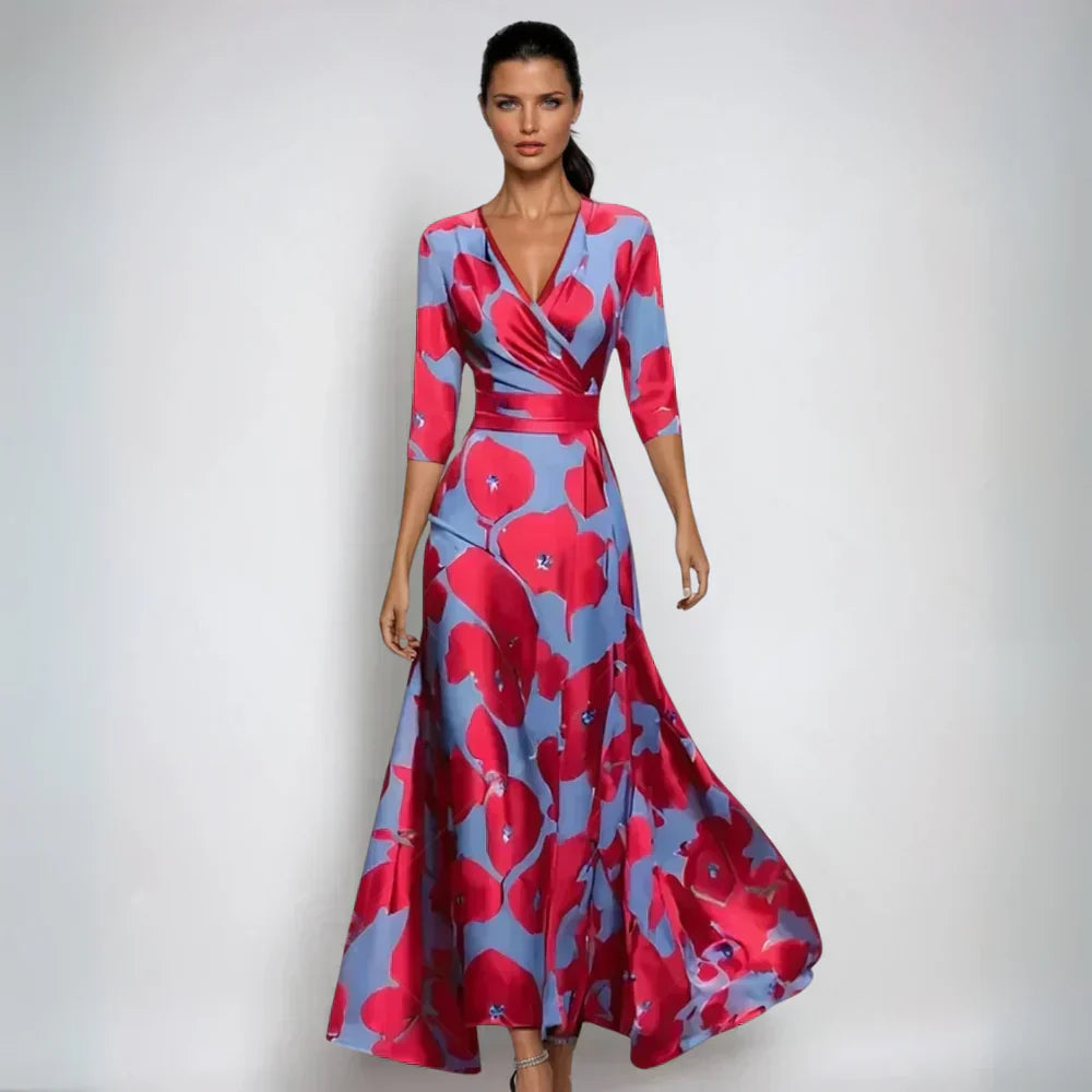 Suniya | Elegant Floral a-Line Dress