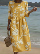 Cathleen | Elegant Floral Dress
