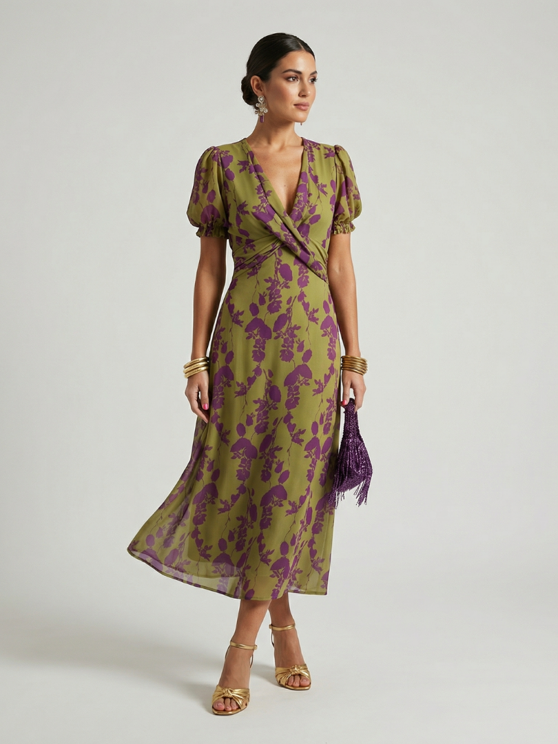 Zella | Relaxed Floral Midi Dress