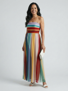 Tricia | Light Stripe Maxi Dress