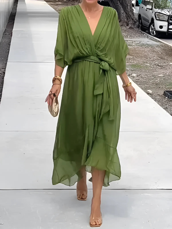 Eileen | Timeless Wrap Midi Dress