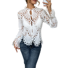 Thelma | Modern Hollow Detail Blouse