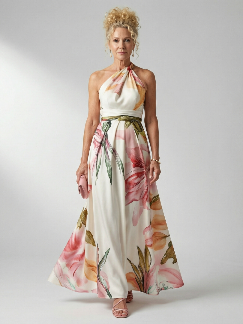 Hester | Light Floral Maxi Dress