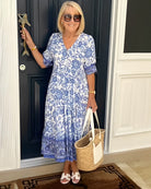 Marjorie | Graceful V-Neck Floral