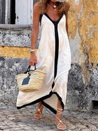 Cassidy | Island Style Lavechic Colorblock Midi Dress Look