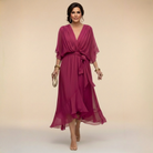 Opal | Effortlessly Flattering Dress-Dark Purple