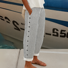 Steffi | Stylish Striped Button Pants