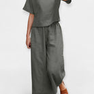 Seren | Breezy Short Sleeve Pantsuit
