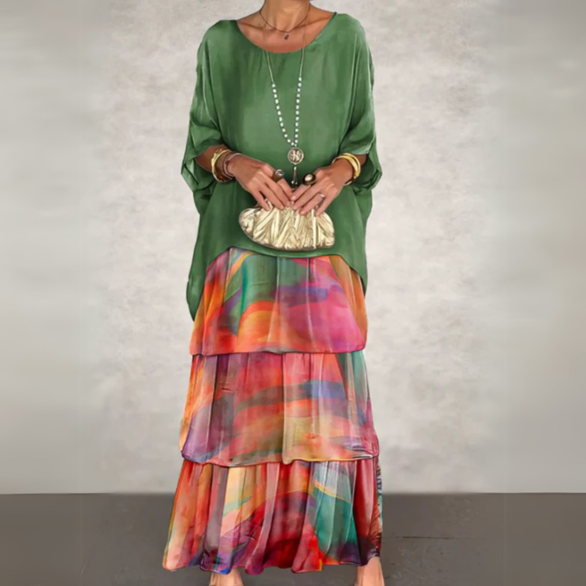 Zuri | Elegant Long Flowing Dress