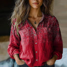 Shireen | Vintage Printed Blouse