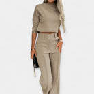Lila | Coordinated Crop Top and Pants Set