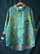 Catalina | Women's Retro Art Print Casual Shirt