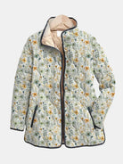 Viola | Delightful Floral-Printed Quilted Jacket