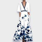 Marlee | Elegant Floral a-Line Dress