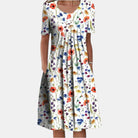 Sabine | Cotton Tummy Coverage Dress