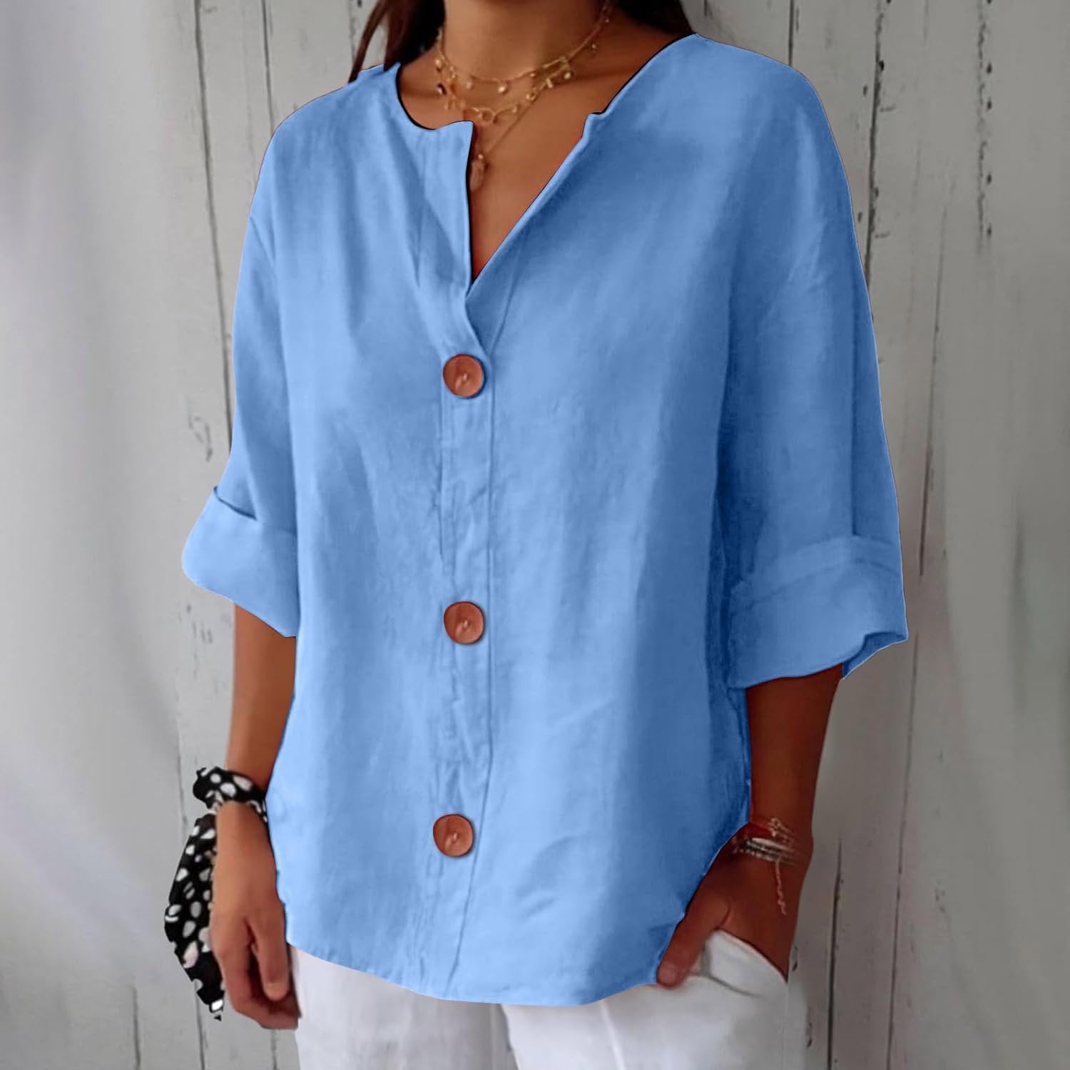 Dolores | Loose-Fitting Summer Blouse