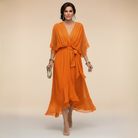 Luella | Effortlessly Flattering Dress-Orange