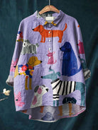 Mae | Colorful Pups Shirt