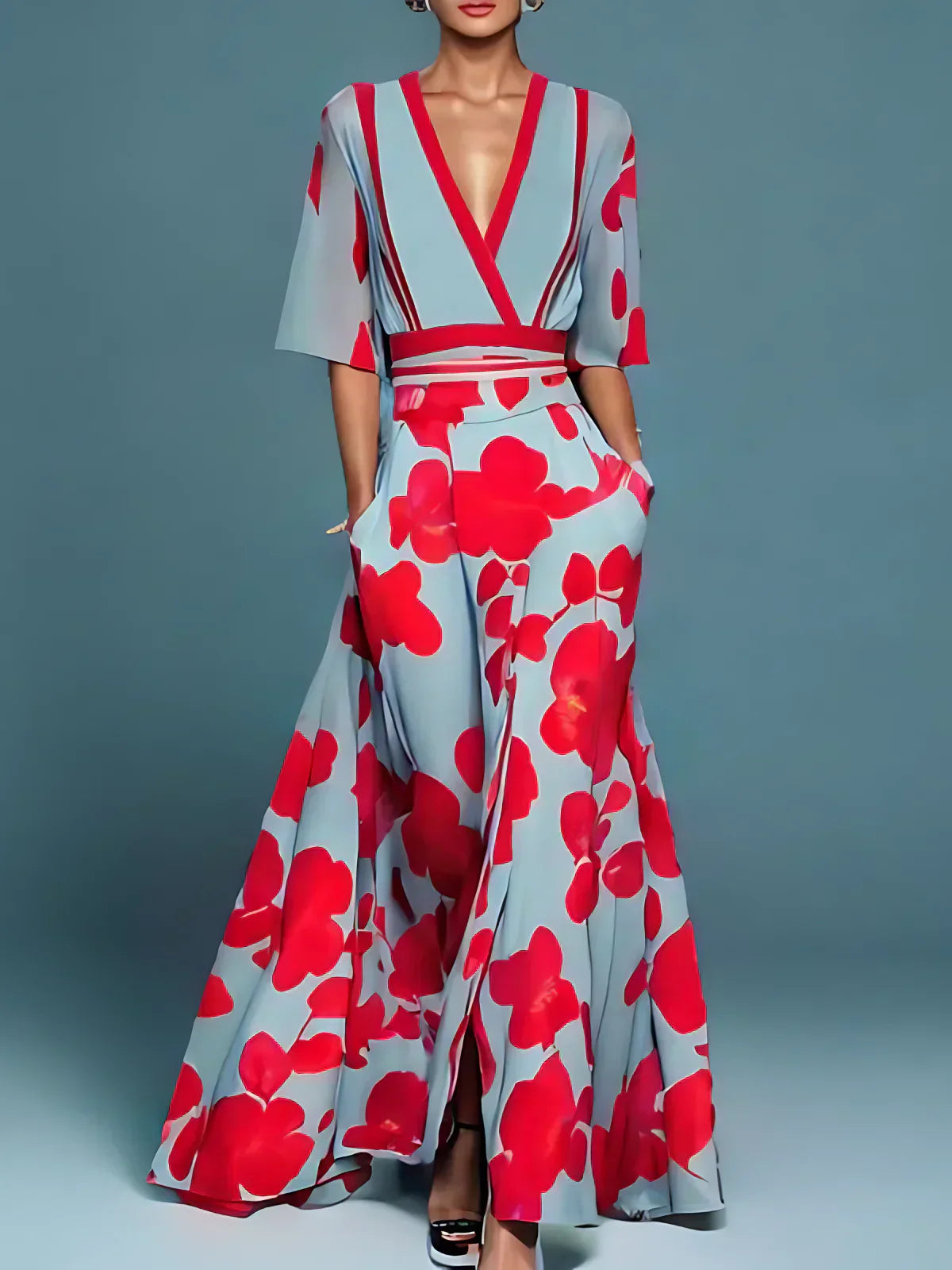 Petal | Floral Midi Dress