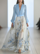 Rhianwen | Beautiful Maxi Dress with Floral Print