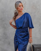 Ally | Elegant Silk Party Dress