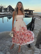 Navya | Halter Floral Elegance Dress