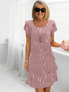 Zhuri | Elegant Comfort Ruffle Dress