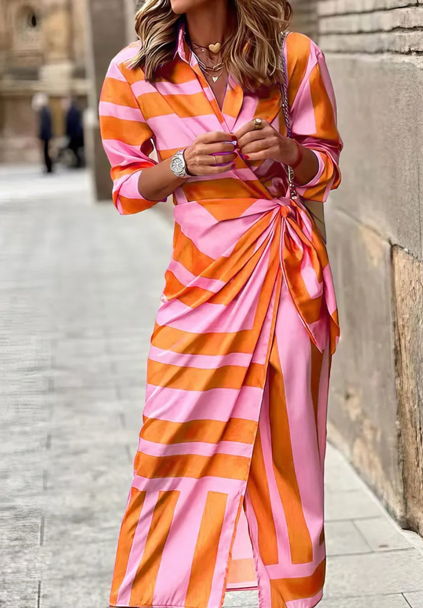 Winsome | Printed Wrap Dress