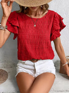 Narcissa | Light & Breezy Blouse with Fun Ruffles