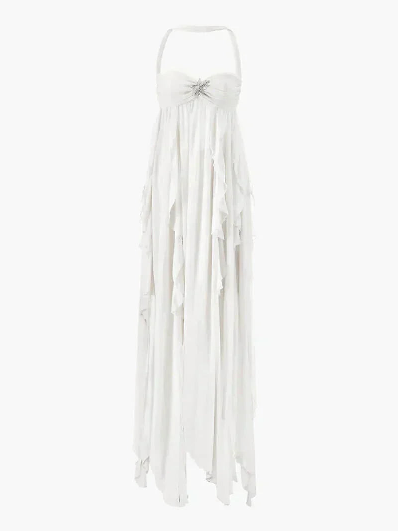 Sloane | Romantic Ruffle Maxi Dress