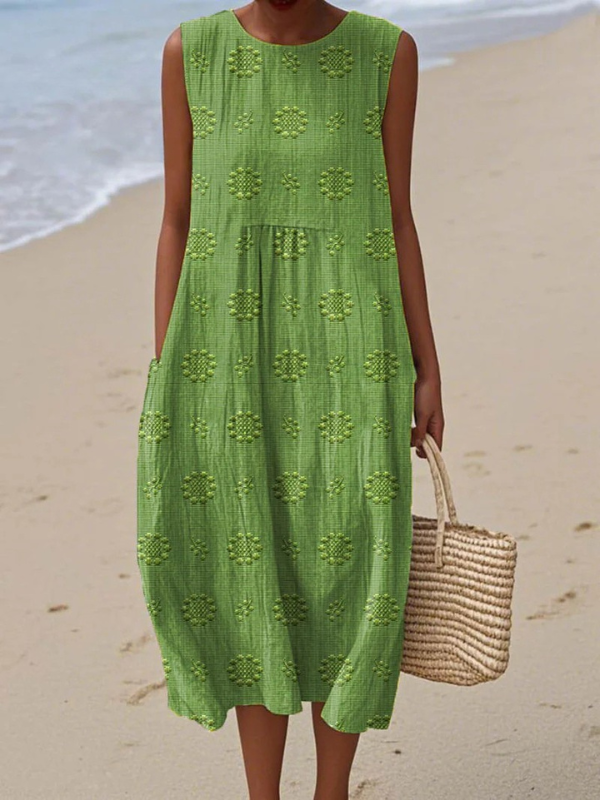 Rumer | Pattern Midi Dress