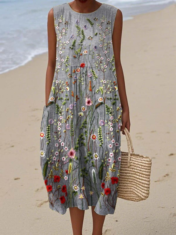 Lucy | Wildflower Midi Dress