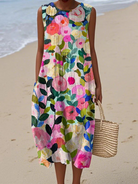 Aretha | Floral Midi Dress