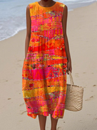Annabelle | Sunset Midi Dress