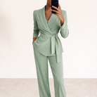 Millicent | Belted Blazer Suit