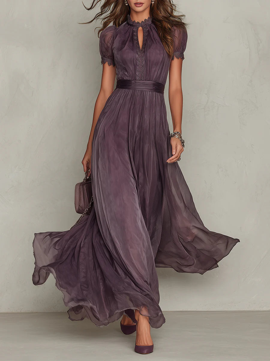 Prudence | Flowing Chiffon Maxi Dress