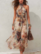 Mhairi | Vintage Floral Soft Midi Dress