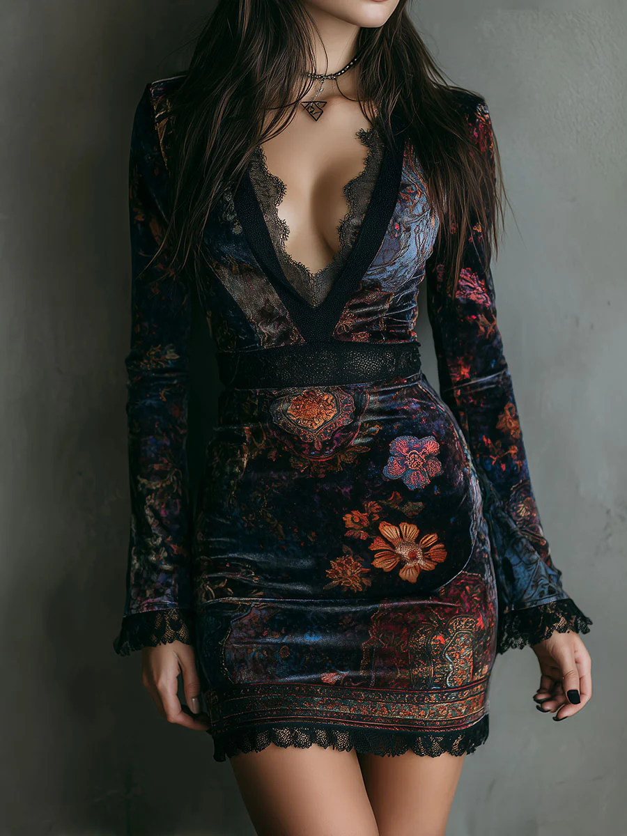 Kinslee | Velvet Mini Dress