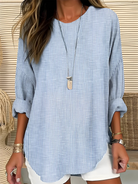 Leland | Trendy Striped Blouse